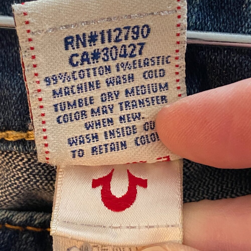 TRUE RELIGION JOEY BOOTCUT MID RISE JEANS - Picture 5 of 9